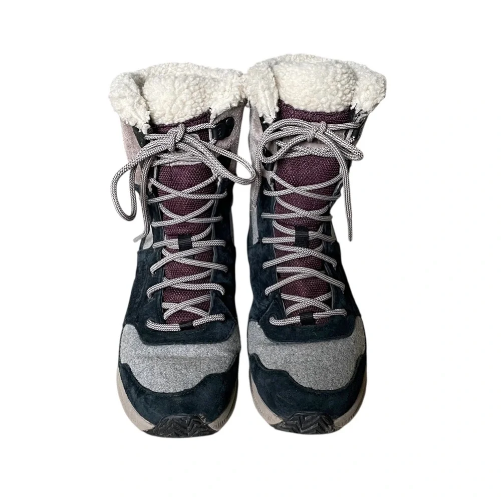 MERRELL Women’s Ontario Tall Polar Waterproof Winter Boots 6